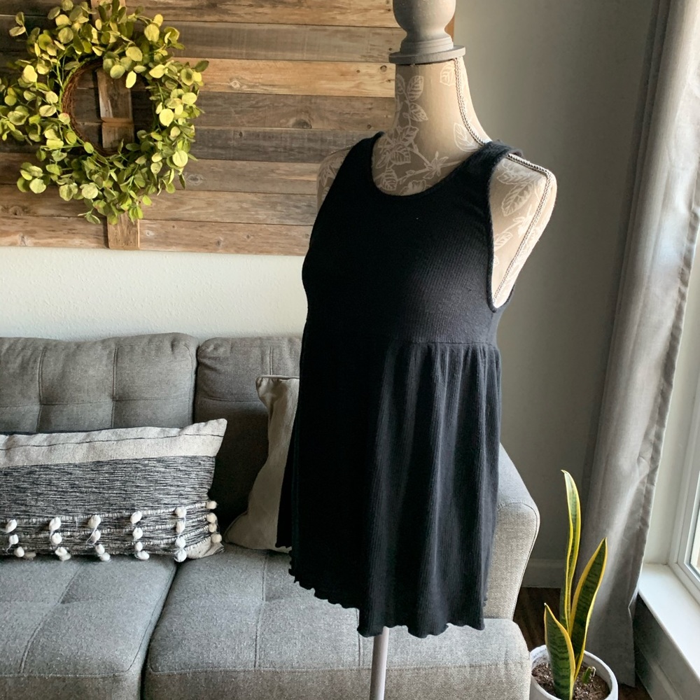 NWT UO Out From Under Rosie Swing Tank - Black - Picture 2 of 11